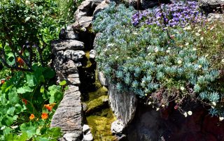 Water feature at Garden #2