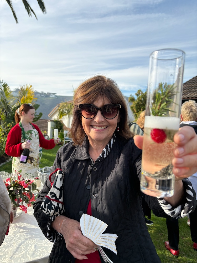 L Goodlad champagne greeting